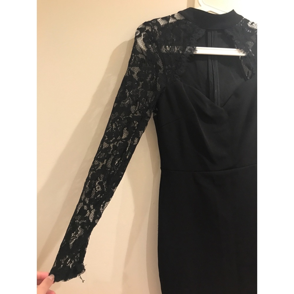 Black lace dress